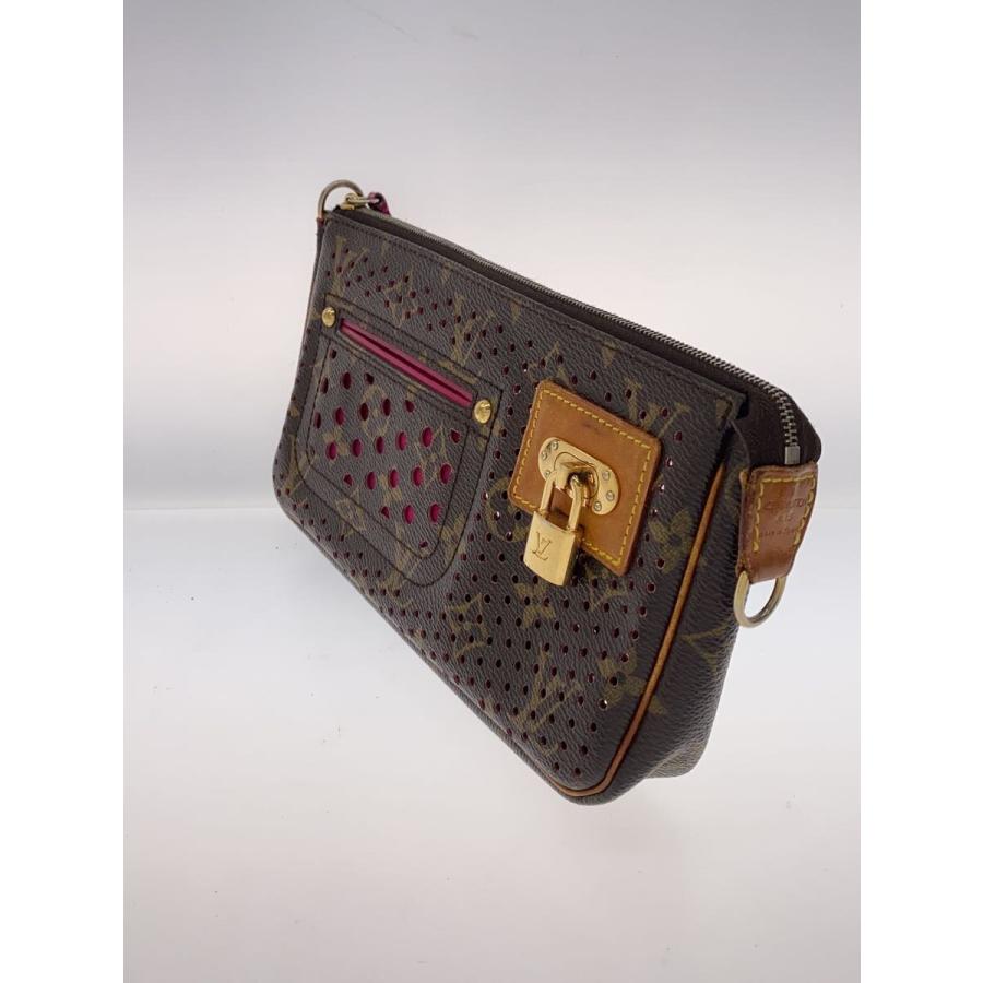 LOUIS VUITTON◇ポシェット・アクセソワール_モノグラム・ペルフォ_BRW 