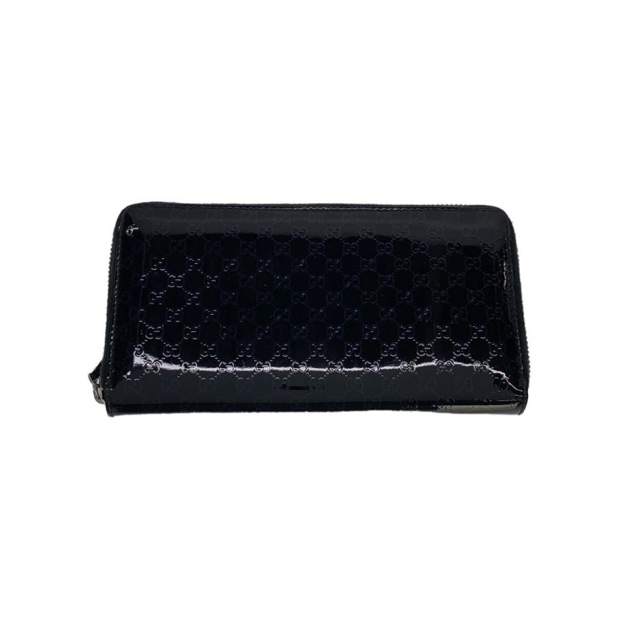 GUCCI◇長財布/エナメル/BLK/メンズ/307987 : セカンドストリートYahoo 