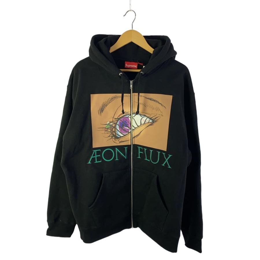 Supreme◇パーカー/XL/コットン/BLK/Aeon Flux Zip Up Hooded 