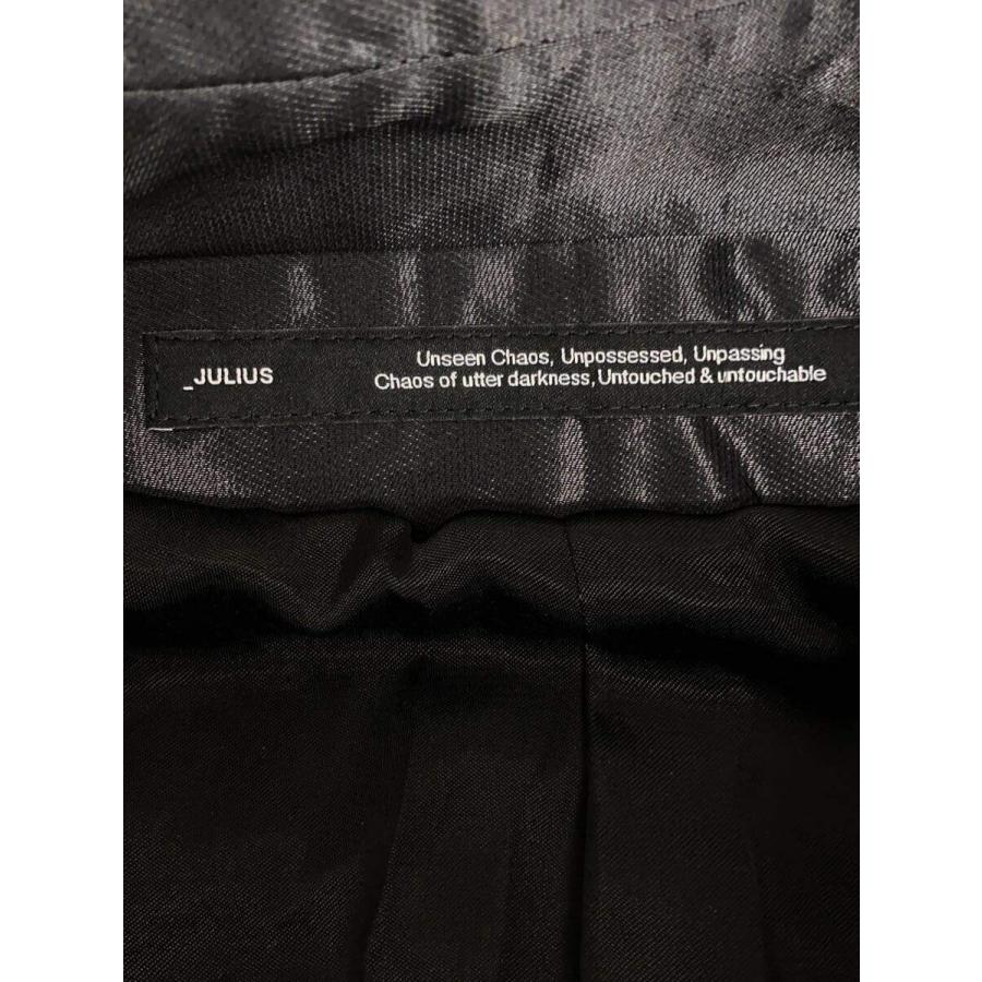 JULIUS◇23AW/MONOFILAMENT NY/CO CLOTH/3/ブラック/837BLM6 JULIUS◇23AW/MONOFILAMENT NY/CO CLOTH/3/ブラック/837BLM6