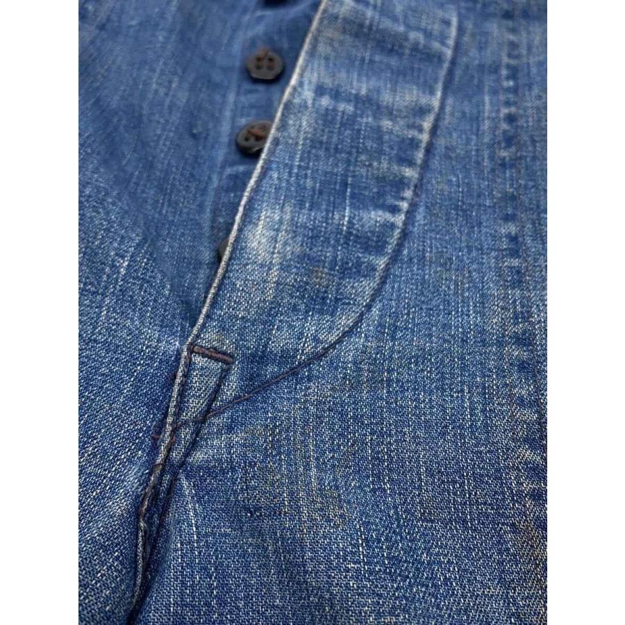 MILITARY◇40s/VT/US/NAVY/M-45/デニムベイカー/実寸30/ダメージ有