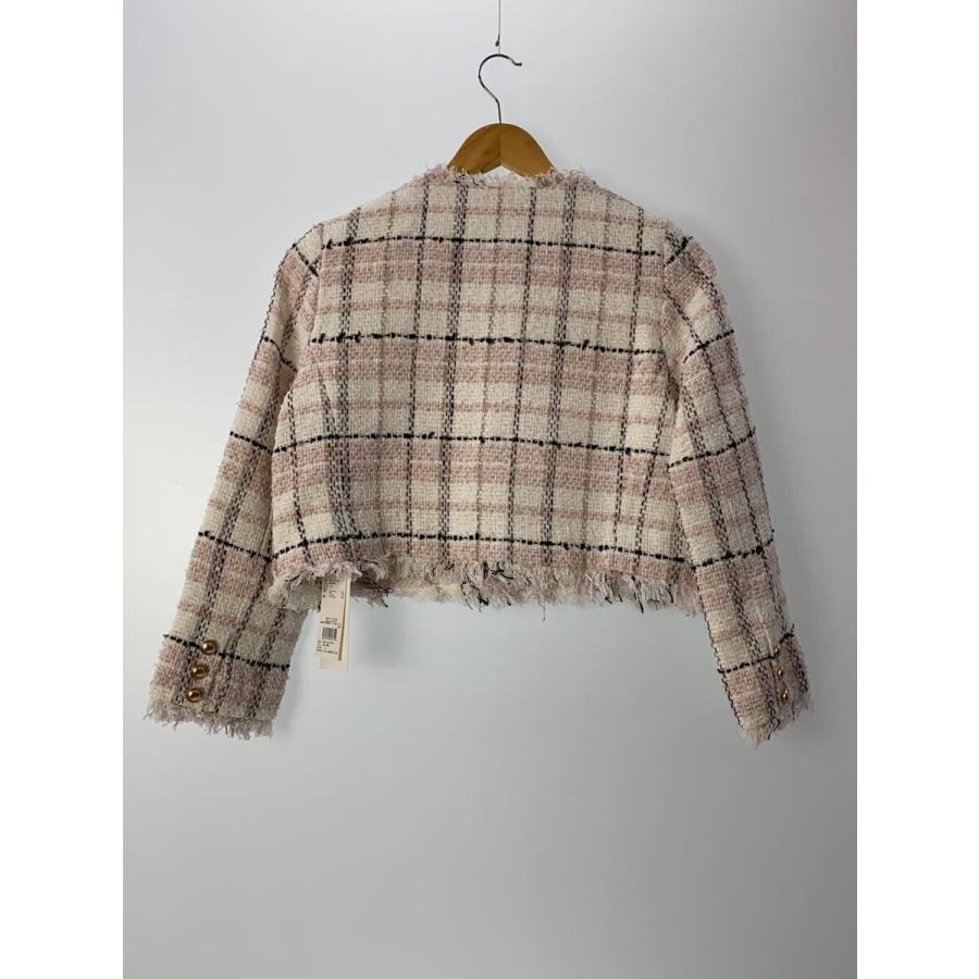 SNIDEL◇25SS/ツイードジャケット/ジャケット/0/ポリエステル/ピンク