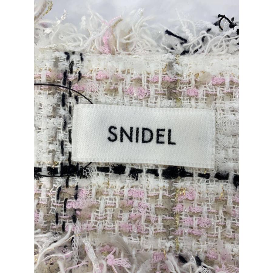 SNIDEL◇25SS/ツイードジャケット/ジャケット/0/ポリエステル/ピンク