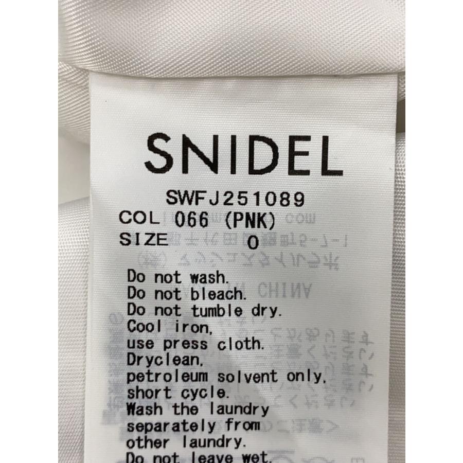 SNIDEL◇25SS/ツイードジャケット/ジャケット/0/ポリエステル/ピンク