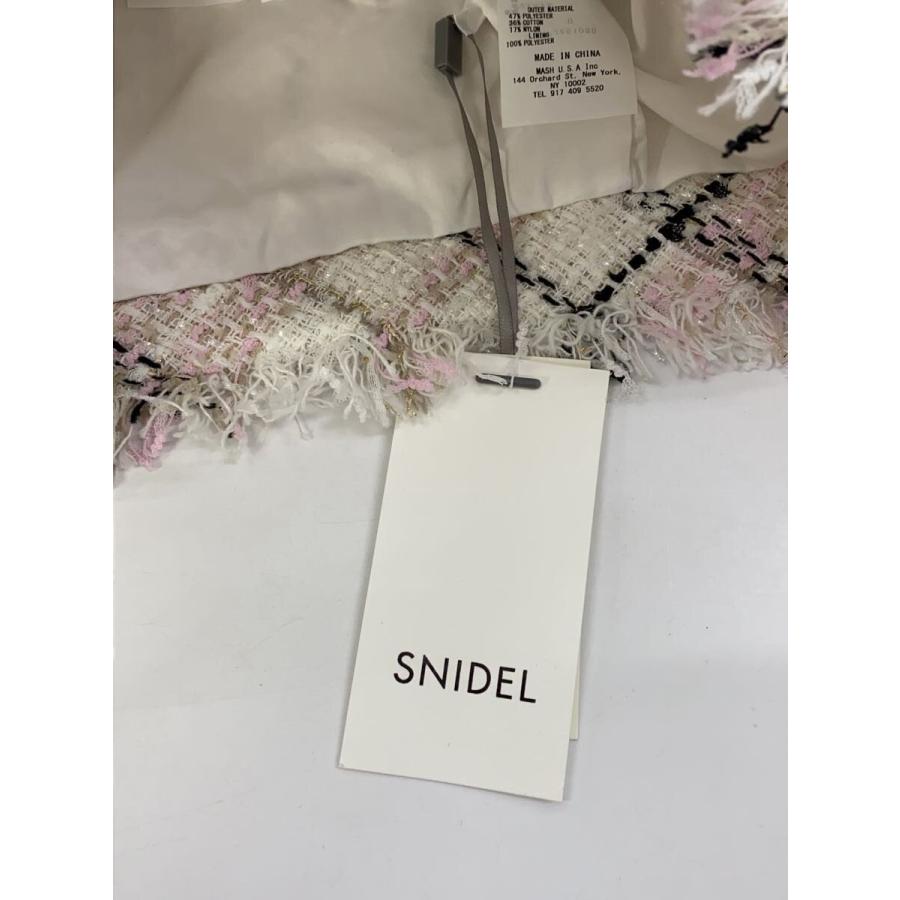 SNIDEL◇25SS/ツイードジャケット/ジャケット/0/ポリエステル/ピンク