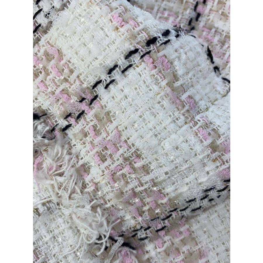 SNIDEL◇25SS/ツイードジャケット/ジャケット/0/ポリエステル/ピンク