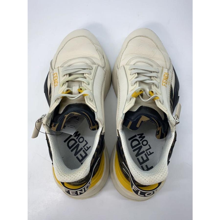 FENDI◇FLOW/ローカットスニーカー/UK8/ホワイト : セカンドストリート 