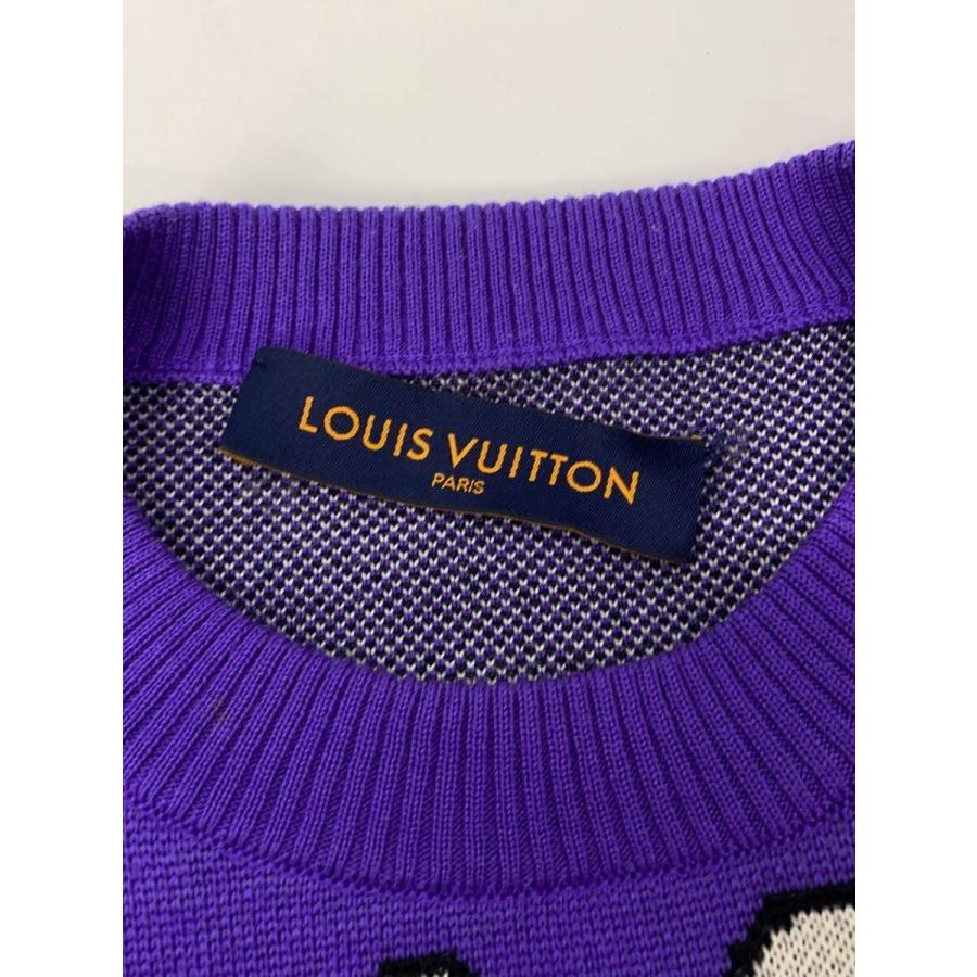 LOUIS VUITTON◇22AW/スタジオジャガードニット/ニット・セーター/XS