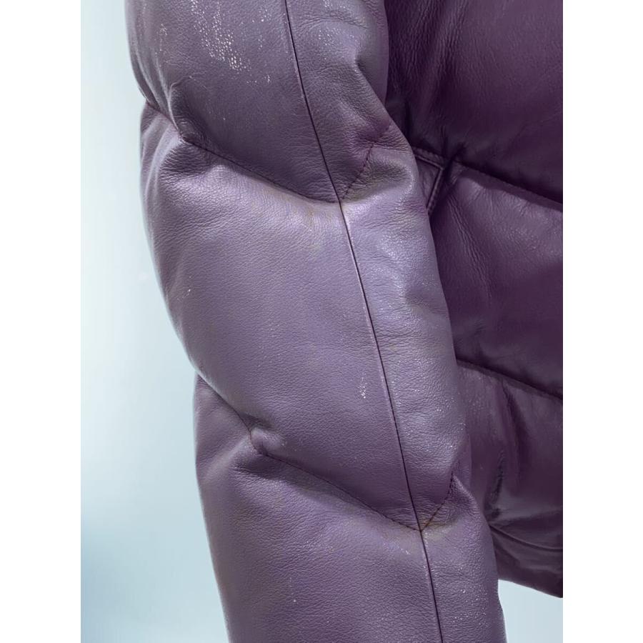 A BATHING APE◆初期物/ダウンジャケット/M/牛革/パープルの画像