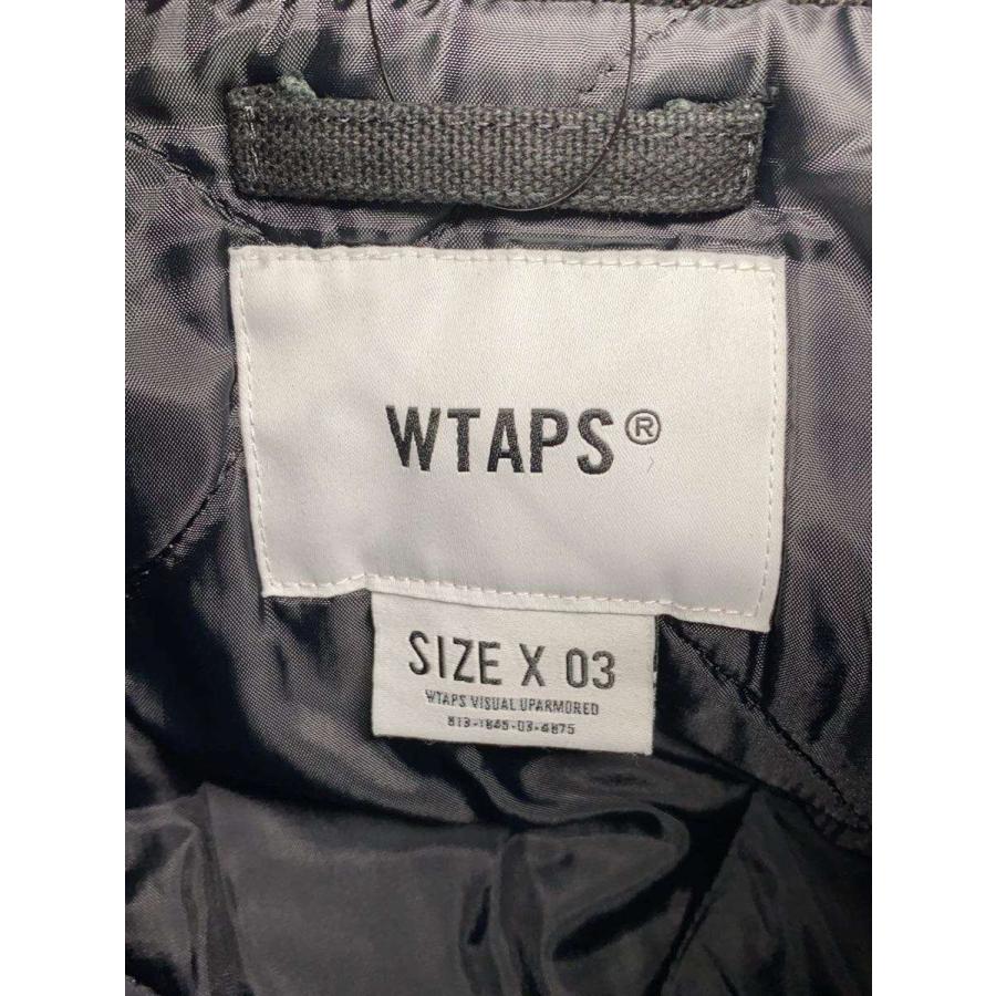 WTAPS◇25AW/MICH JACKET/ブラック/ジャケット/3/コットン/252WVDT