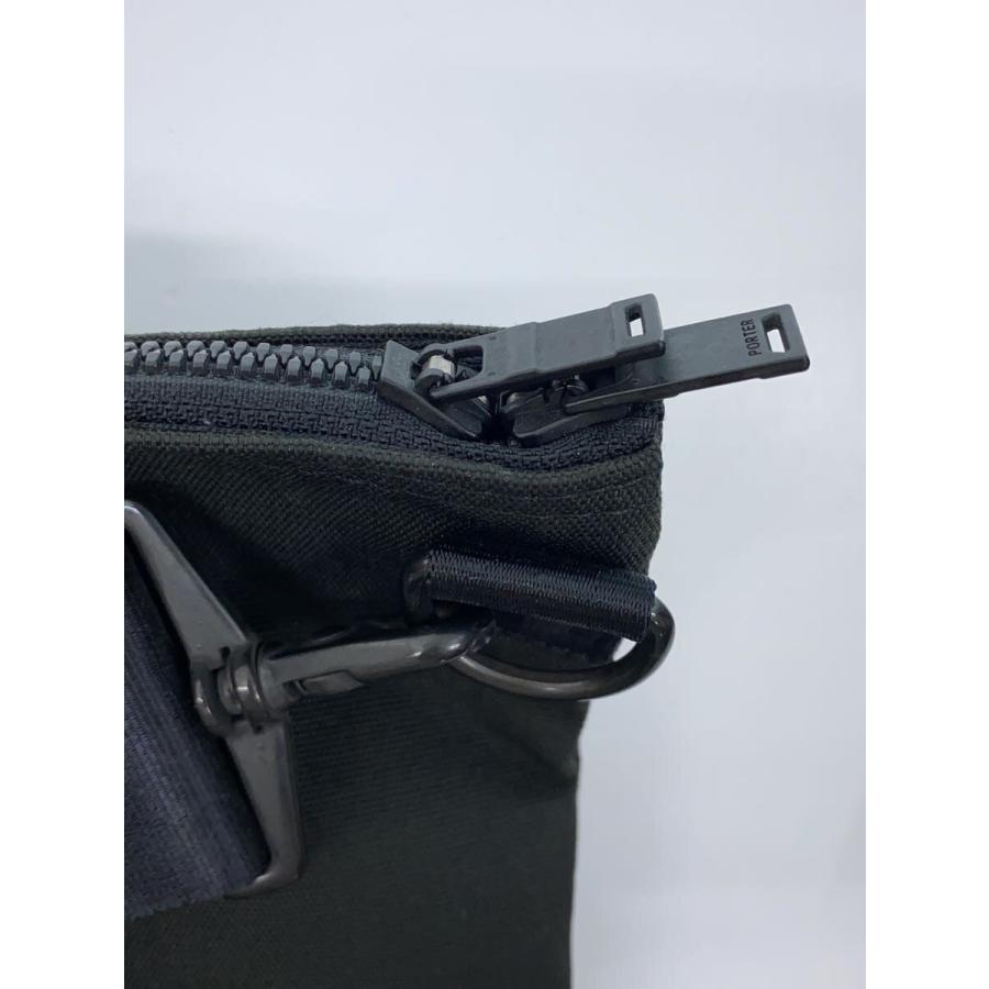 PORTER◆BLACK MIL X-PAC/キャンバス/BLK/無地/X-C1000//_7