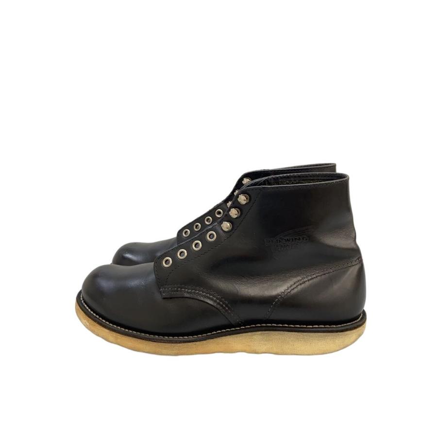 RED WING◇05年製/6-inch Classic Round/レースアップブーツ/UK8.5/BLK