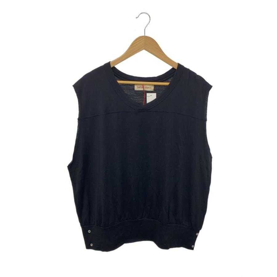 barbell object◇bo ns top/トップス/FREE/ウール/BLK/無地/bo-04cn04