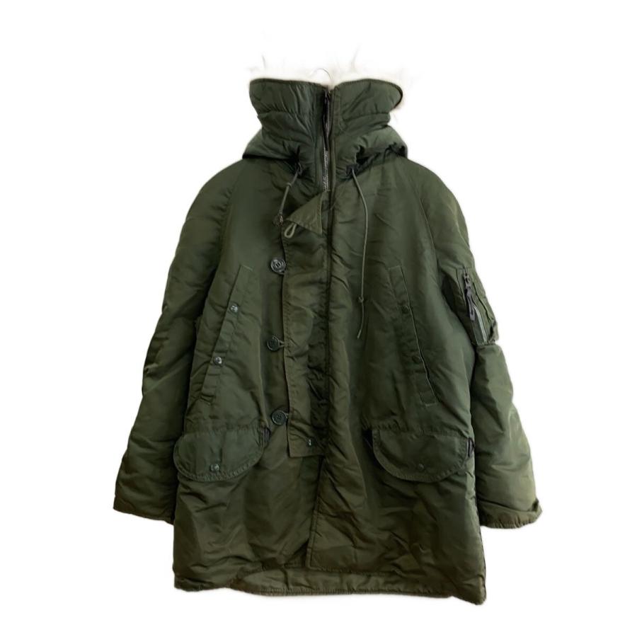 ALPHA INDUSTRIES◇N-3B/復刻/フライトジャケット/M/ナイロン/GRN