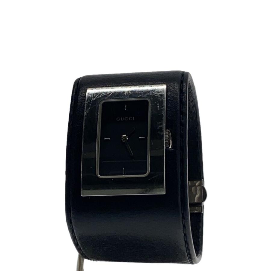 GUCCI クォーツ式腕時計 ブラック GUCCI◇クォーツ腕時計/アナログ/--/BLK/BLK/7800L : セカンド