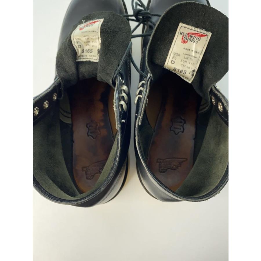 RED WING◇ブーツ/26.5cm/BLK/レザー/8165// : セカンドストリート