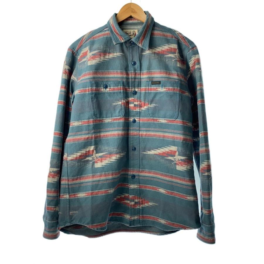 HYSTERIC GLAMOUR◇長袖シャツ/L/コットン/0253AH09/HGC柄シャンブレー