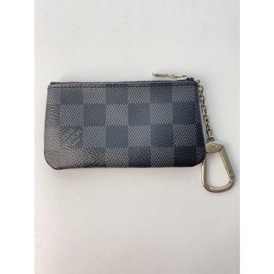 LOUIS VUITTON◇カー・キーケース_ダミエ・グラフィット/PVC/BLK