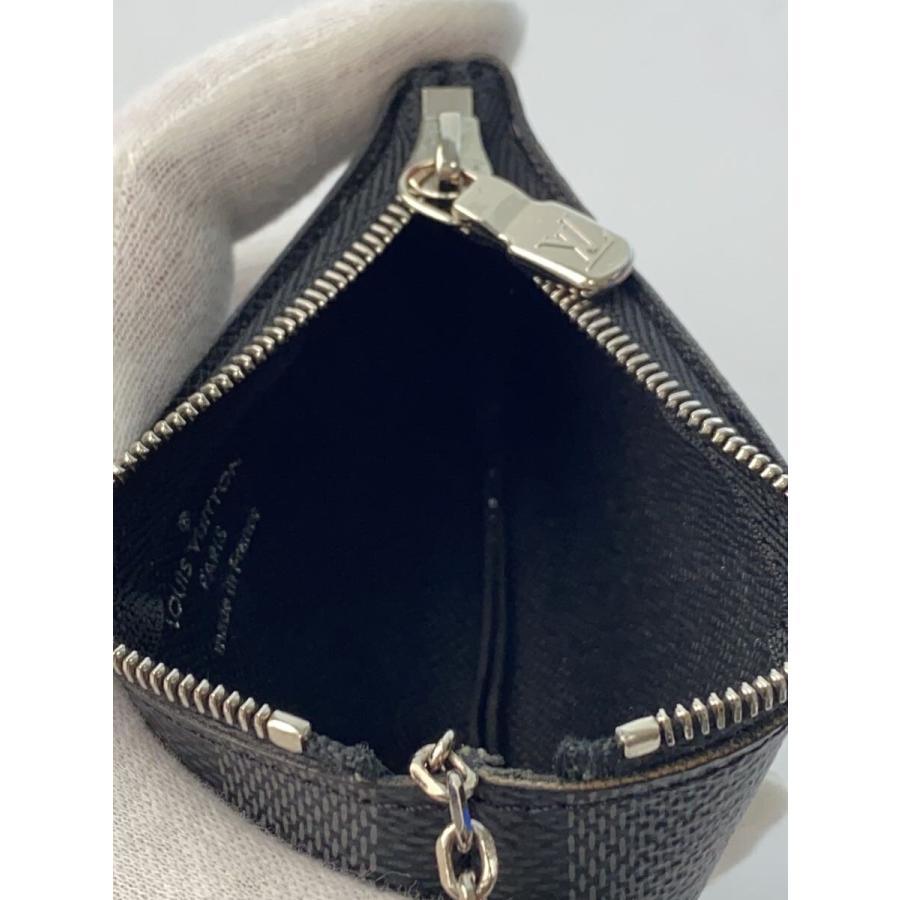 LOUIS VUITTON◇カー・キーケース_ダミエ・グラフィット/PVC/BLK