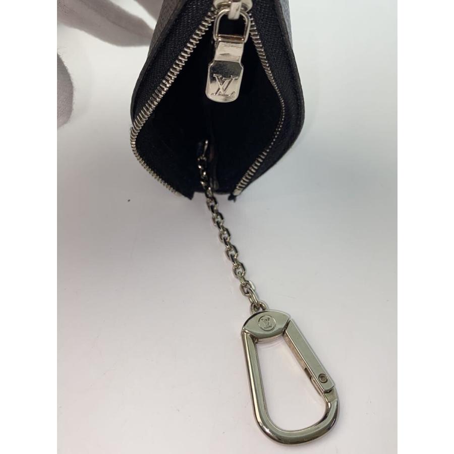LOUIS VUITTON◇カー・キーケース_ダミエ・グラフィット/PVC/BLK