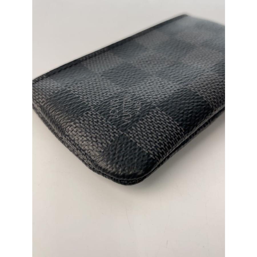 LOUIS VUITTON◇カー・キーケース_ダミエ・グラフィット/PVC/BLK