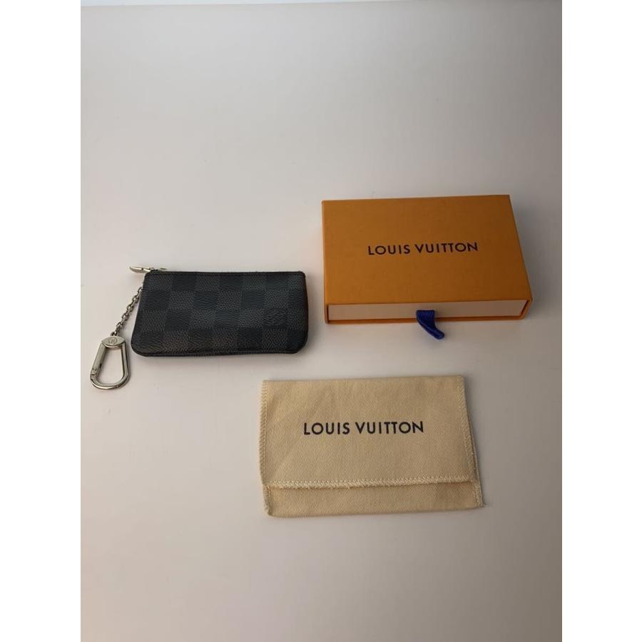 LOUIS VUITTON◇カー・キーケース_ダミエ・グラフィット/PVC/BLK