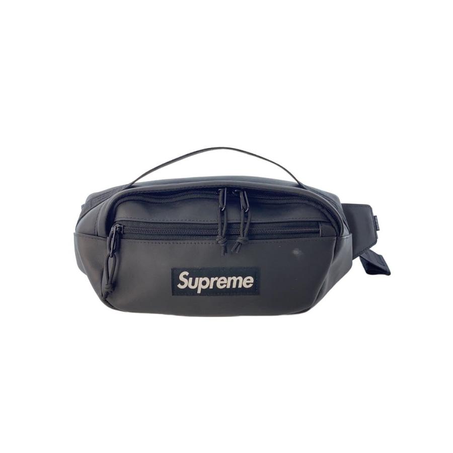 Supreme◇ウエストバッグ/牛革/BLK/Leather waist bag// : セカンド