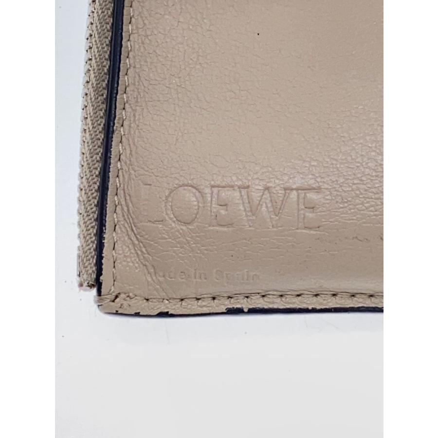LOEWE◇3つ折り財布/レザー/GRN/無地/レディース : セカンドストリート