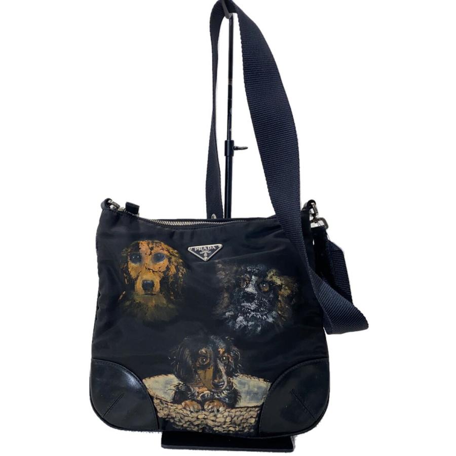PRADA◇ショルダーバッグ/ナイロン/BLK/? NULL ? : セカンドストリート