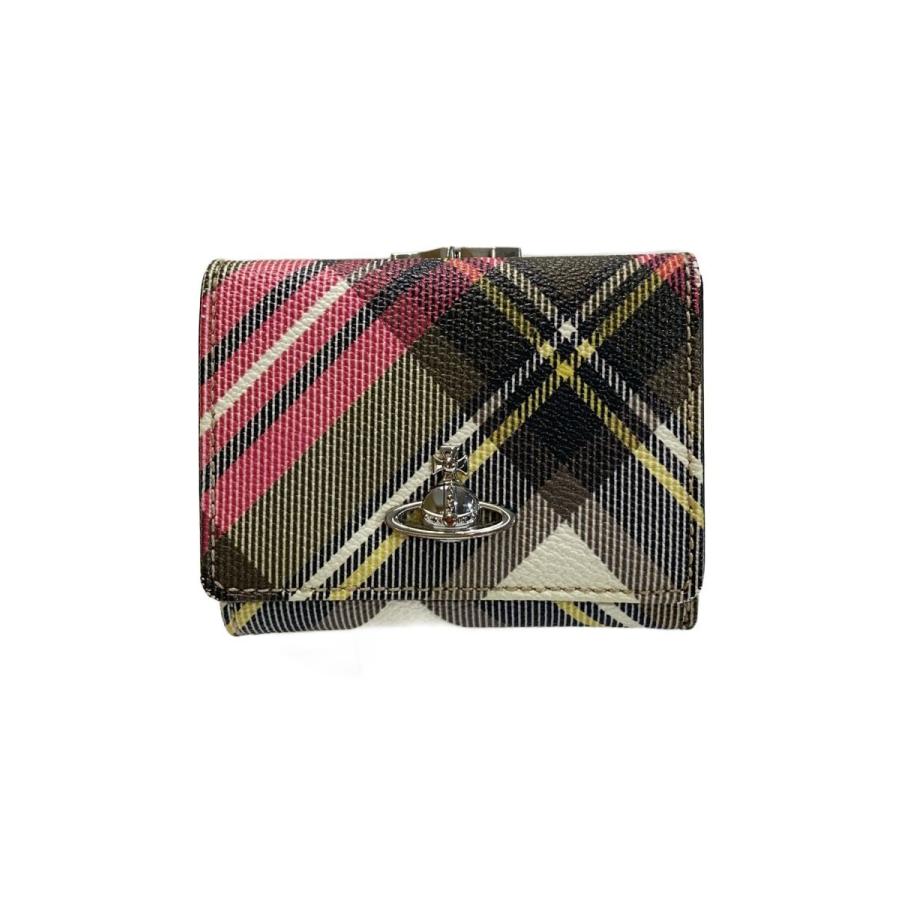 Vivienne Westwood◇3つ折り財布/--/マルチカラー/チェック/レディース