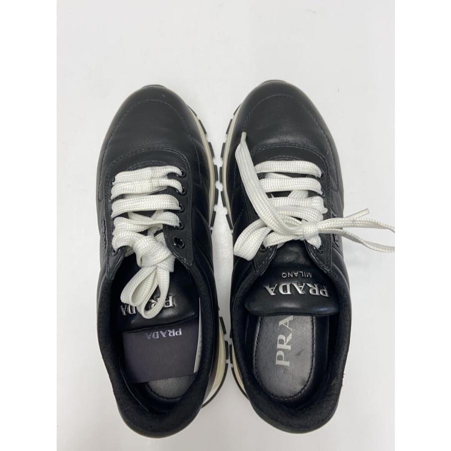 PRADA◇ローカットスニーカー/35.5/BLK/レザー/1E553L : セカンド 