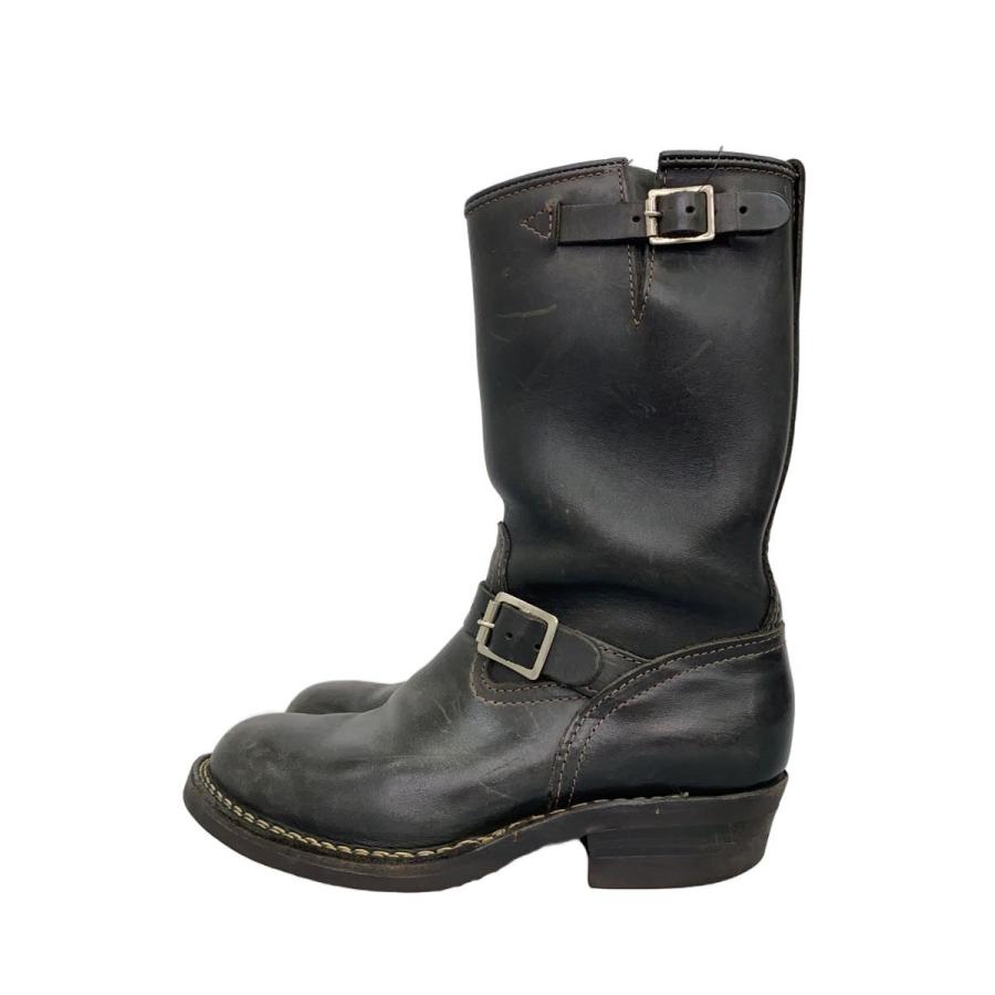 WESCO◇エンジニアブーツ/US8/BLK/レザー/0609 : セカンドストリート