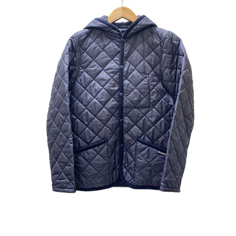 LAVENHAM◇キルティングジャケット/38/ポリエステル/NVY/無地