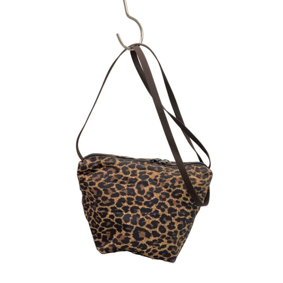 Hervé Chapelier未使用ポシェット Herve Chapelier◇ショルダーバッグ/ナイロン/BRW/レオパード/ミニ