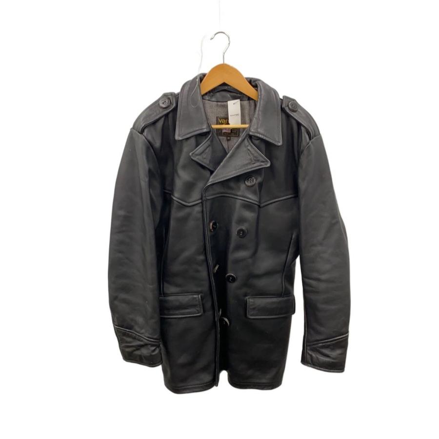 From Japan　バンソン　レミントンジャケット VANSON◇REMINGTON/USA製/レザージャケット・ブルゾン/38/レザー/BLK