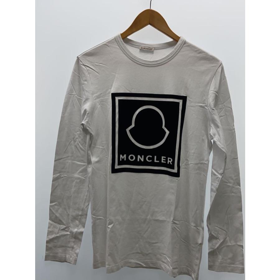 MONCLER◇長袖Tシャツ/S/コットン/WHT/g20918d00002// : セカンド