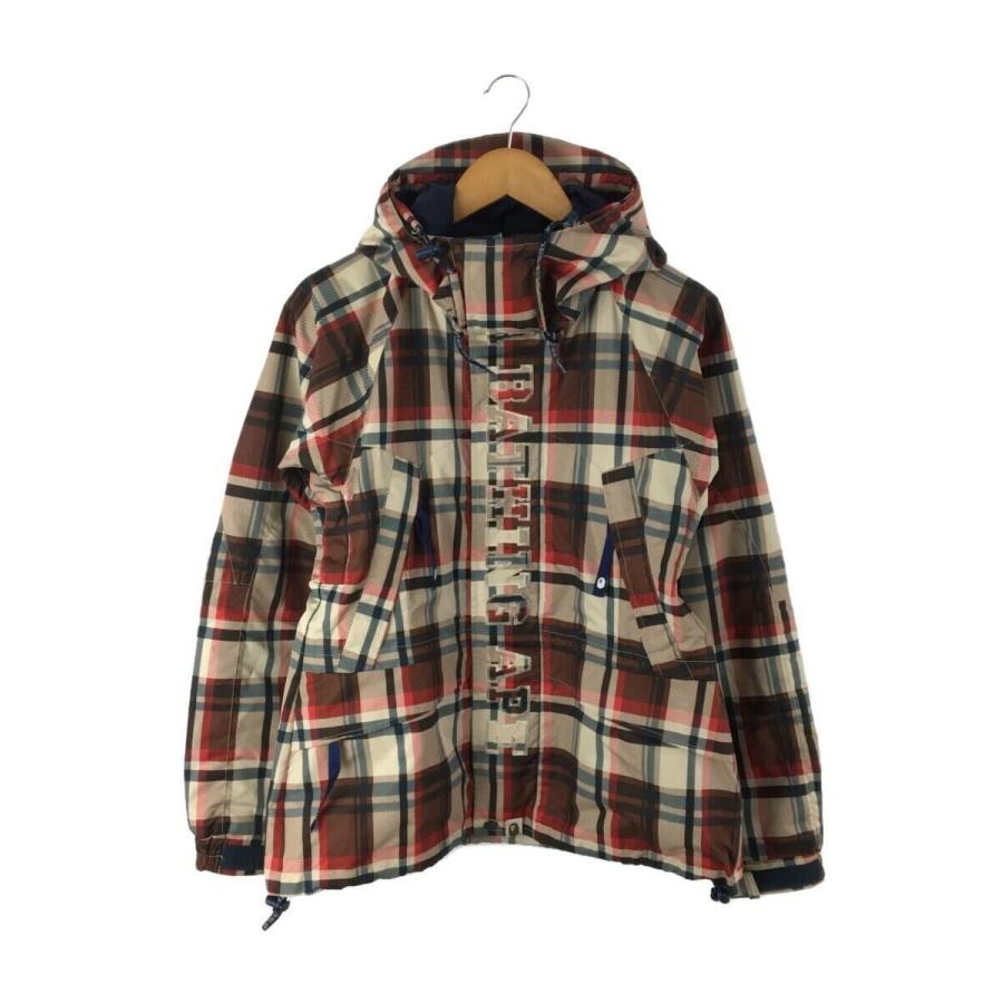 A BATHING APE◇ジャケット/S/ポリエステル/チェック/15周年 A BATHING APE◇ジャケット/S/ポリエステル/チェック/15周年