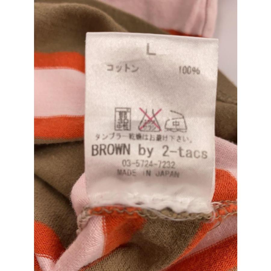 BROWN by 2-tacs◆カットソー/L/コットン/BEG/ボーダー｜ssol-shopping｜04