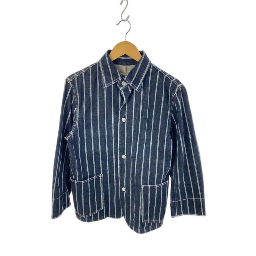 KOJIMA GENES◇カバーオール/M/コットン/IDG/ストライプ/ロープ