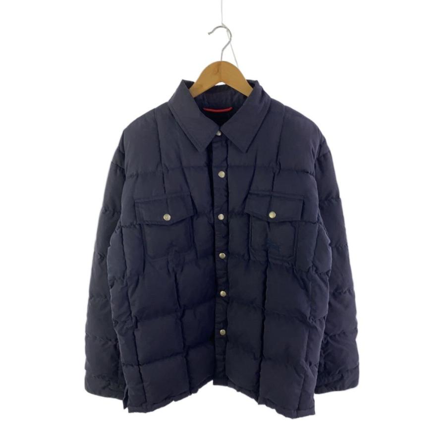 Stussy ネイビー ナイロンジャケット Mサイズ STUSSY ステューシー 紺タグ 胸ロゴ グリフィン刺繍 フルジップ