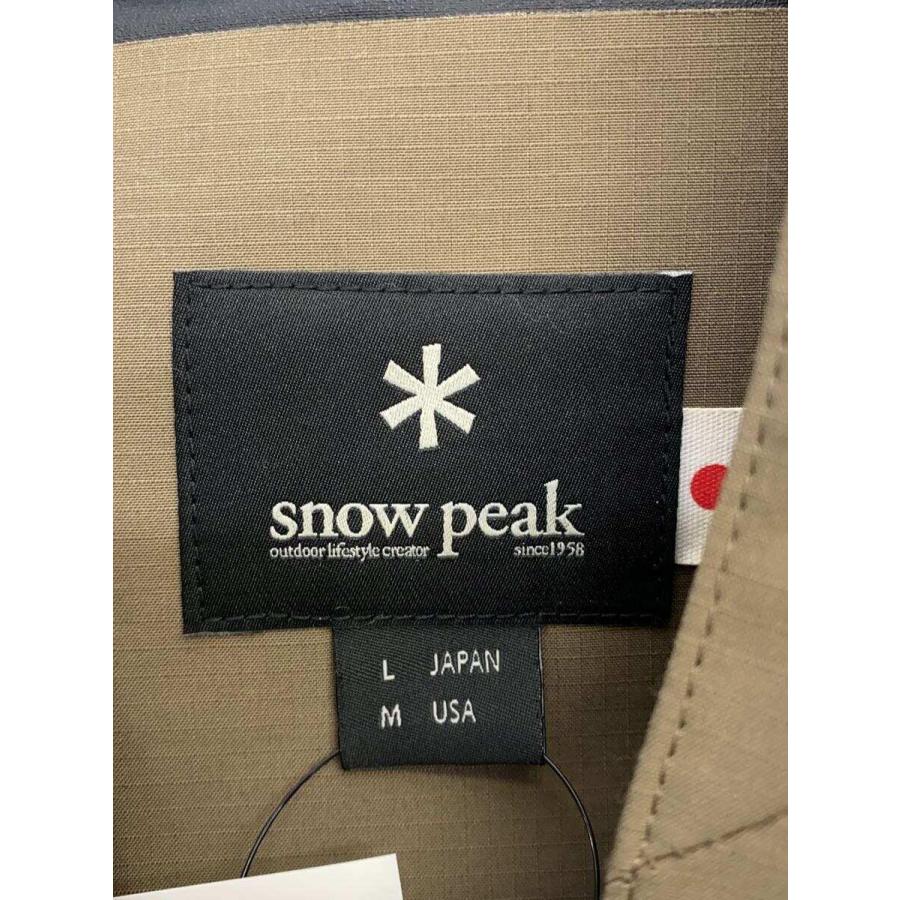snow peak◆マウンテンパーカ/L/ポリエステル/BRW/JK-18AU003｜ssol-shopping｜03