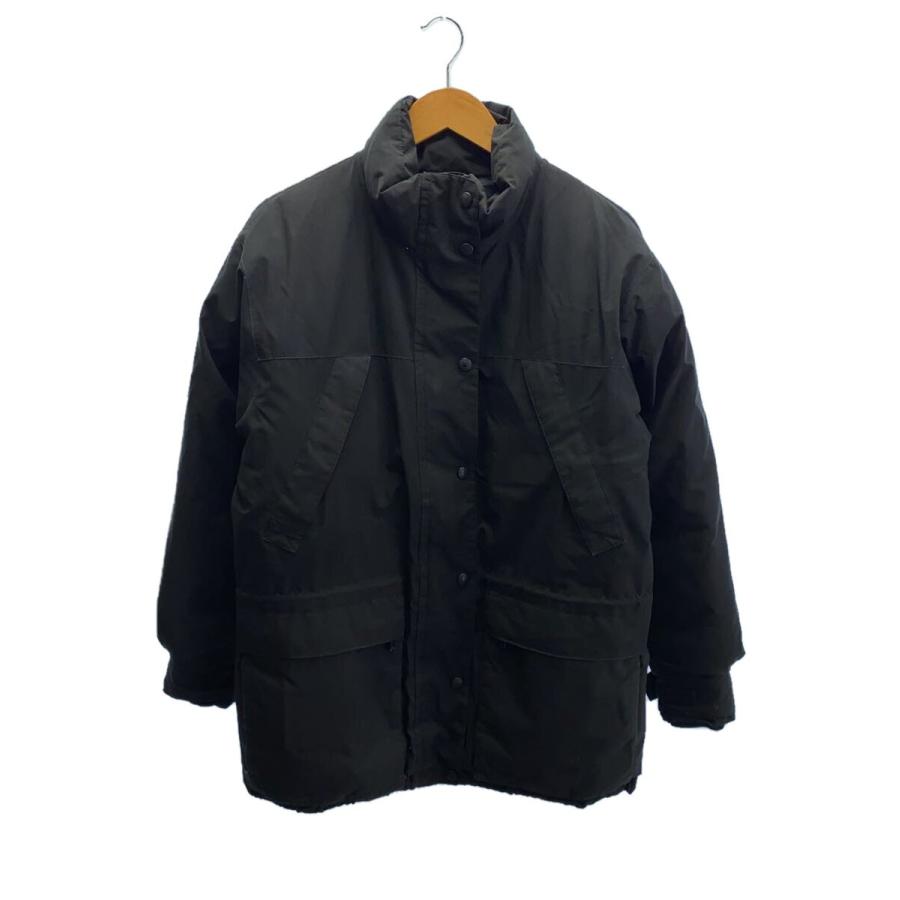 EDDIE BAUER◇ダウンジャケット/M/ポリエステル/BLK/無地/33467