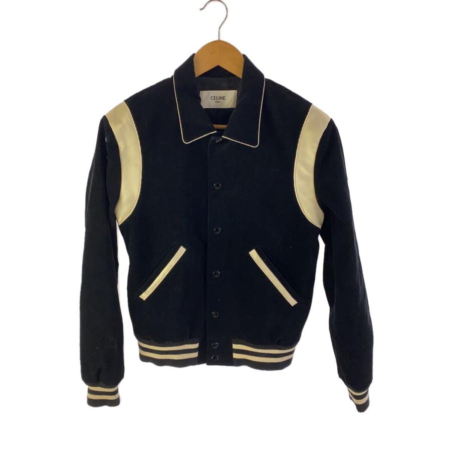 Celine エディスリマン コーデュロイ テディジャケット 44 スタジャン CELINE◇スタジャン/44/コーデュロイ/BLK/2V191824D/19AW/テディ