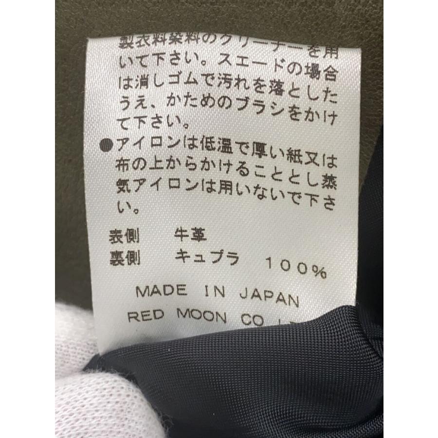 RED MOON◇レザージャケット・ブルゾン/40/牛革/GRN : セカンド