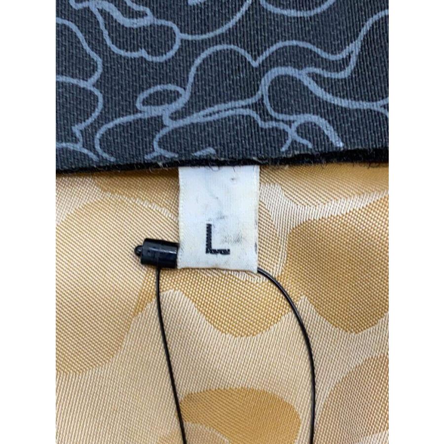 A BATHING APE◆ダウンジャケット/L/牛革/BRW/無地/の画像