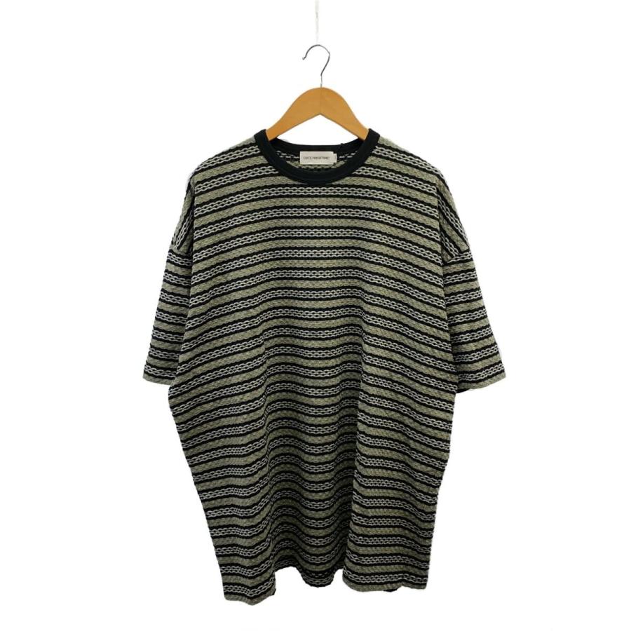COOTIE◇Tシャツ/L/コットン/GRY/総柄/CTE-25S321/25ss/Jacquard 