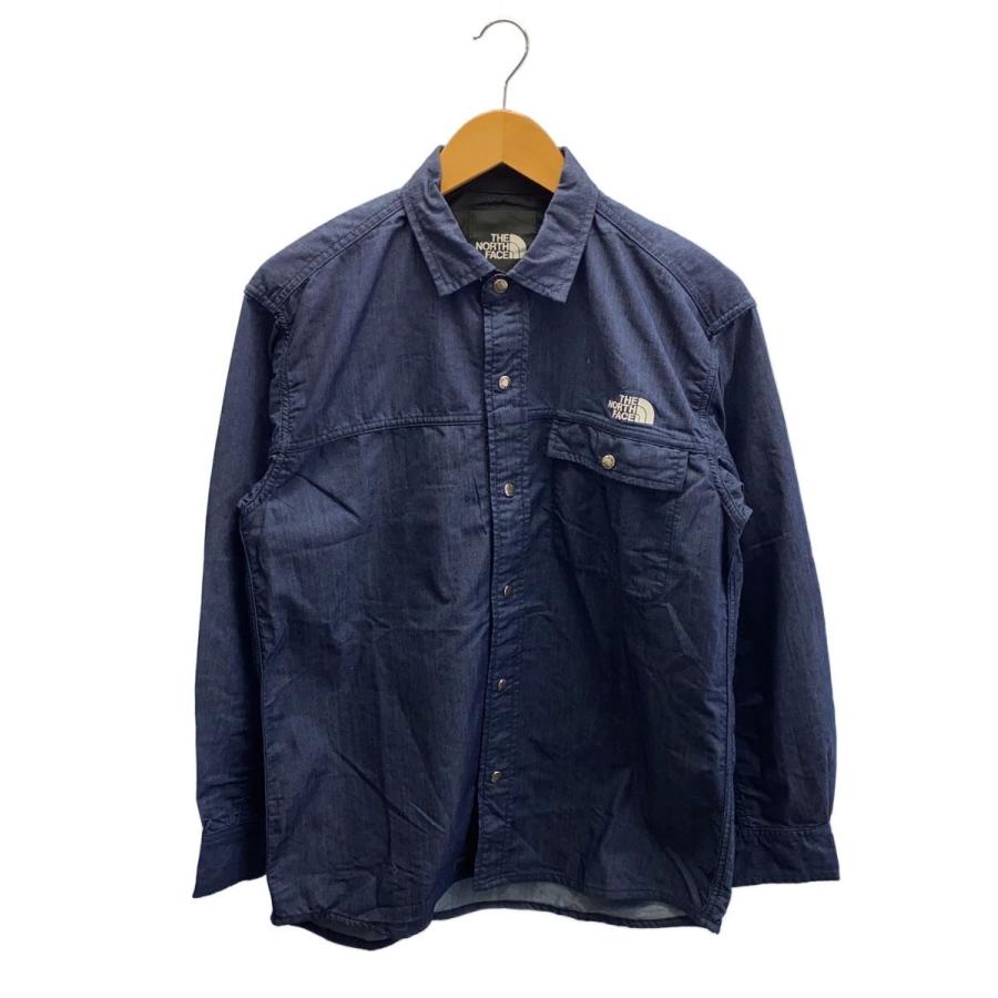 THE NORTH FACE ナイロンデニムヌプシシャツ　デニムシャツ THE NORTH FACE◇L/S NYLON DENIM NUPTSE SHIRT_ロングスリーブ