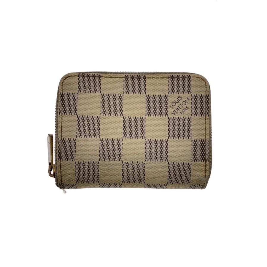 LOUIS VUITTON◇ジッピー・コインパース_ダミエ・アズール/PVC/WHT