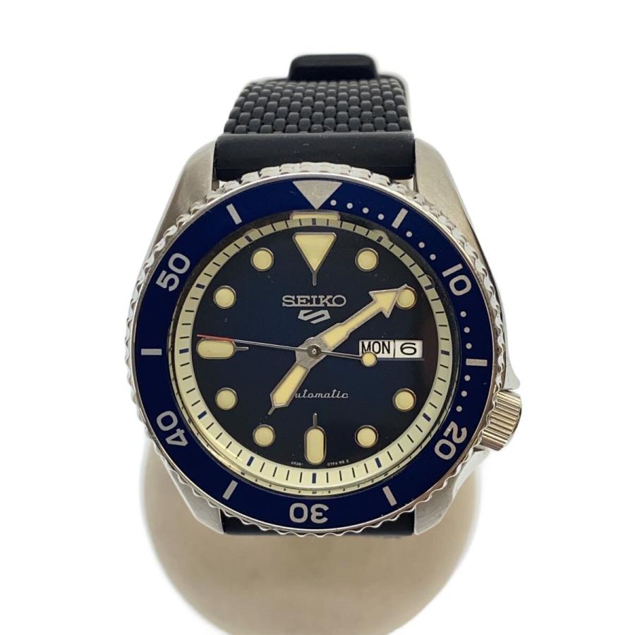 SEIKO◇自動巻腕時計/アナログ/--/BLK/BLK/4R36-07G0 : セカンド