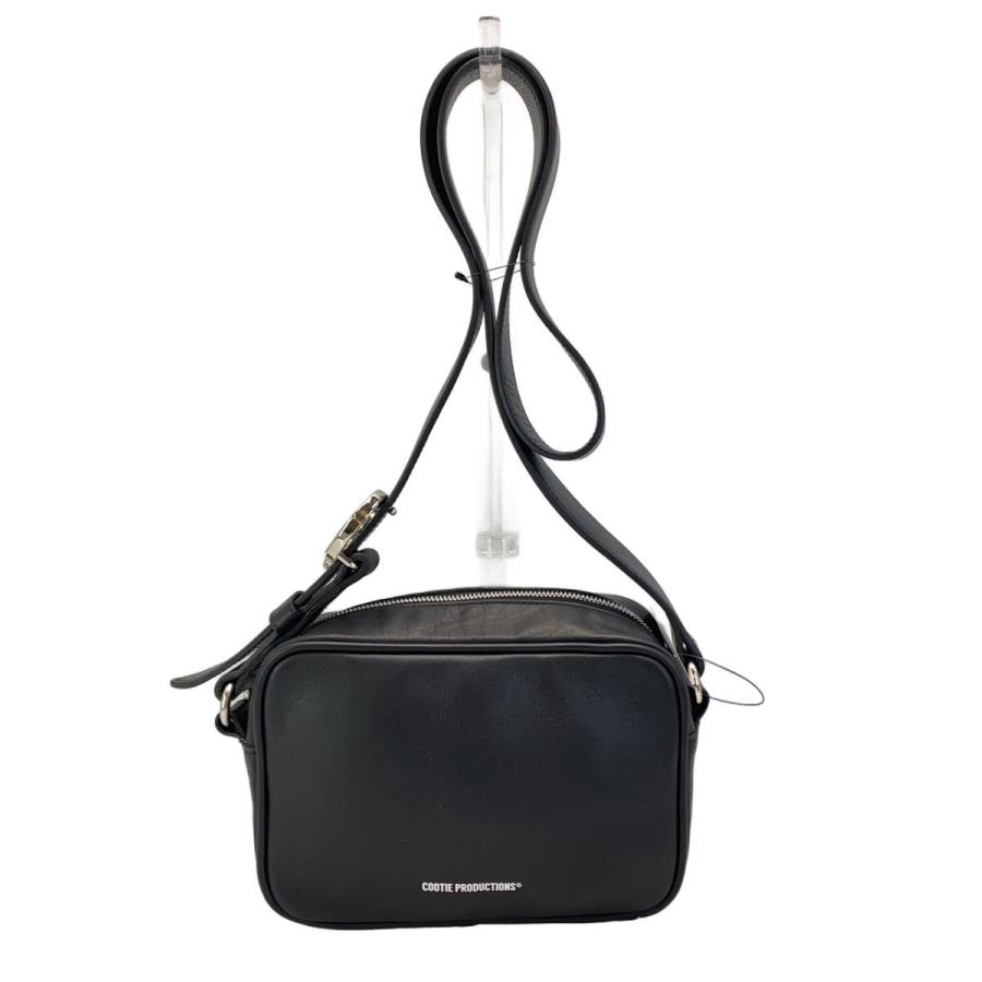 COOTIE◇ショルダーバッグ/牛革/BLK/CTE-25A519/LEATHER SHOULDER BAG